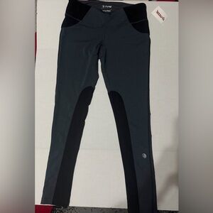 MPG Womens Medium Black and Gray Athletic Leggings